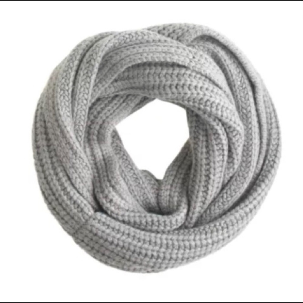 J Crew grey infinity scarf